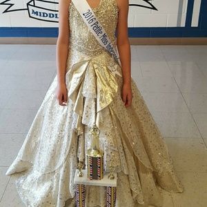 Perfect Angel Gold Dress